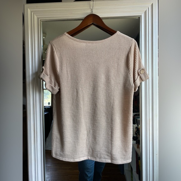 Modern Attraction tan women's top - Picture 2 of 7